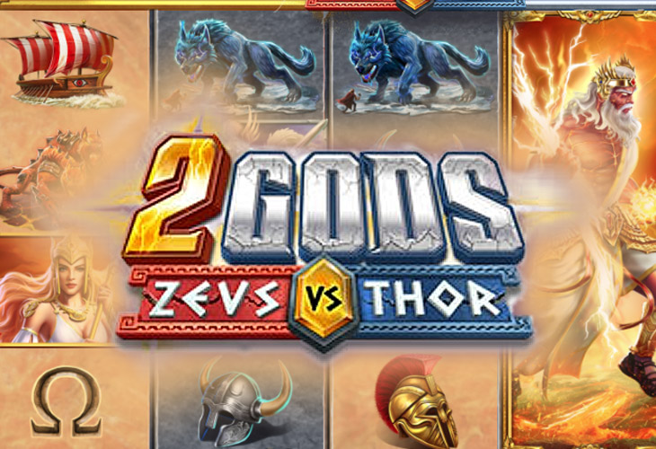 2 Gods Zeus vs Thor - 4ThePlayer slot at Mystake Casino Casino
