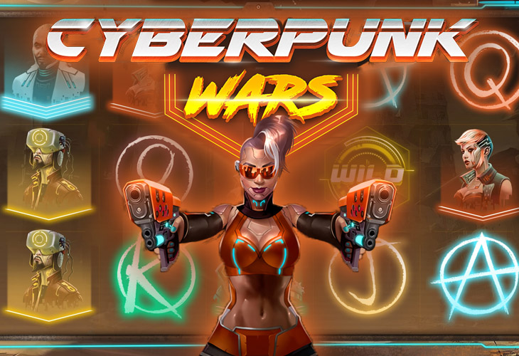 Cyberpunk Wars - Woohoo slot at Mystake Casino Casino