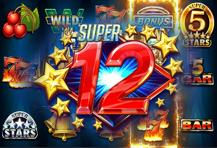 Super 12 Stars - Red Rake slot at Mystake Casino Casino